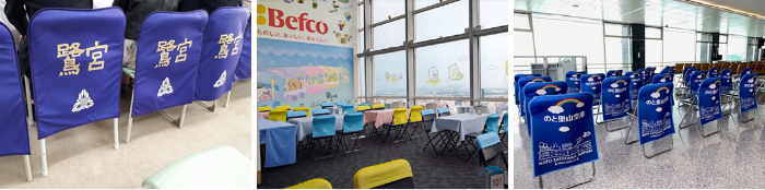 学校説明会・各種イベントでのパイプ椅子の活用シーンの画像